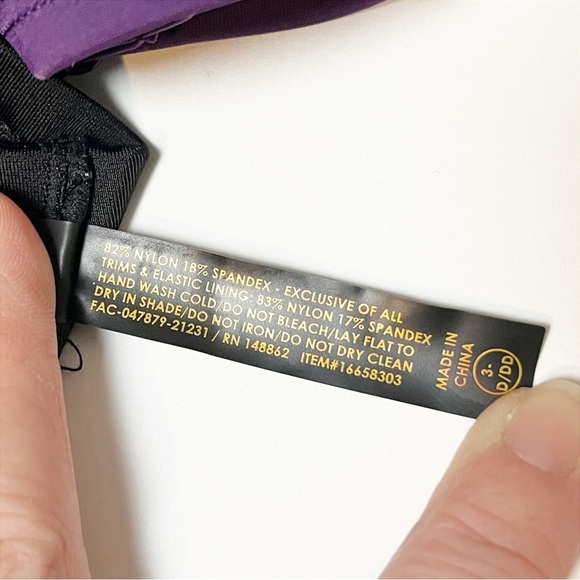 Torrid NWT Disney Little Mermaid Ursula Strappy Back One Piece Swimsuit 3 D DD - Picture 7 of 9